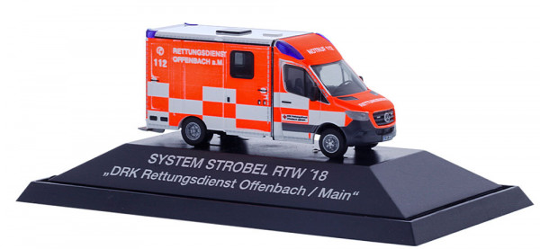 Rietze 76140 - System Strobel RTW ´18 DRK Rettungsdienst Offenbach/Main