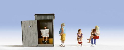 Noch 36560 - Klogeschichten 5 Figuren + Zubehör