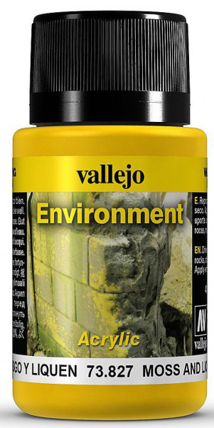 Vallejo 773827 - Weathering Moos und Flechten, 40 ml