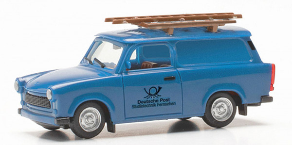 Herpa 097499 - Trabant 601 Universal "Deutsche Post Studiotechnik Fernsehen"