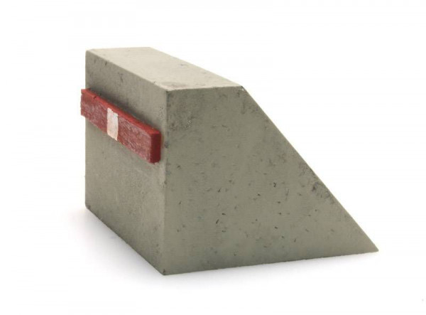 Artitec 387.295 - Prellbock aus Beton Fertigmodell aus Resin, lackiert