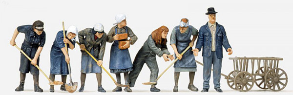 Preiser 16568 - Trümmerfrauen mit Zubehör, Bausatz