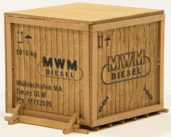 Joswood 40196 - kleine Kiste mit Rahmen MWM 2