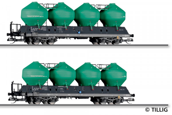 Tillig 01116 - Staubsilowg.set, CZ-TRANS, Ep