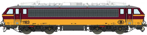 LSmodels 12598ACS - SNCB Ellok Serie HLE11 rot/gelb Ep.6, AC-digital + Sound