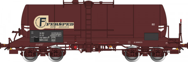 Albert Modell 748004 - JZ Gaskesselwagewn Uahrrs-z braun Ep.4, "Fersped"