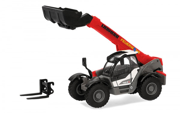 Herpa 098700 - Liebherr Teleskoplader T60-9S "Feuerwehr"