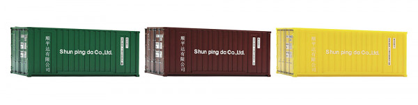 Roco 05217 - Set 3-teilig 20ft. Container
