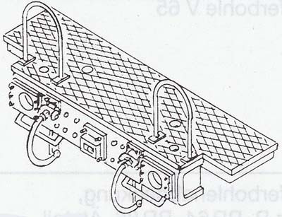 Weinert 8484 - Pufferbohle BR 85 vorne 1Stück
