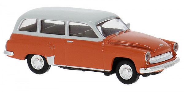 Brekina 27194 - Wartburg 311 Kombi dunkelorange/hellgrau 1959