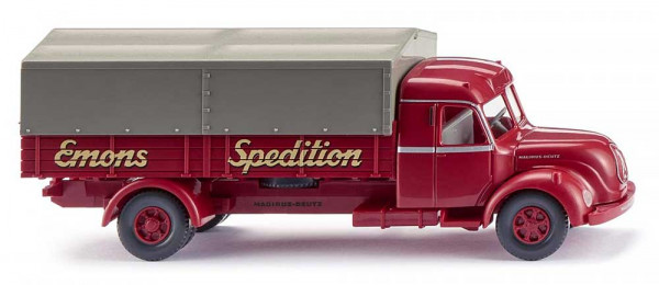 Wiking 085509 - Magirus S 7500 PrPL LKW "Emons Spedition" - 1955-57