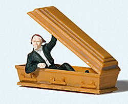 Preiser 29113 - Vampir, Sargedeckel hebend