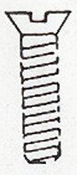 Weinert 2147 - Schraube M1,4X10mm DIN963,10St