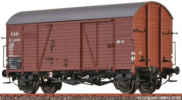 Brawa 50741 - CSD gedeckter Güterwagen Zr Ep.3