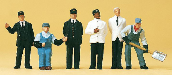 Preiser 10452 - Personal US-Personenzug 6 teilig