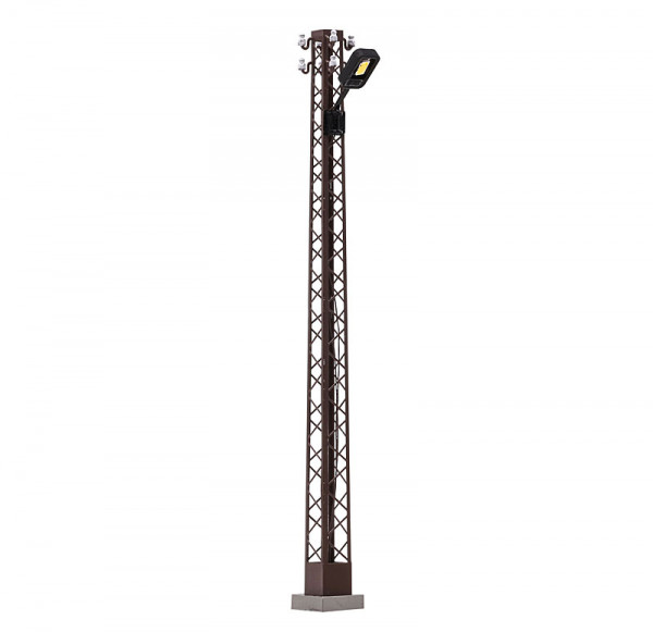 Busch 8745 - Rost Gittermastl. weiß eckig