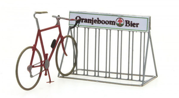 Artitec 387.272 - Fahrradständer, Fertigmodell aus Resin, lackiert