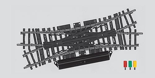 Märklin 2260 - Doppelte Kreuzungsweiche elektr. 168,9 mm