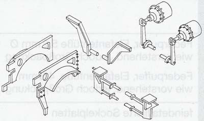 Weinert 85491 - Vorschuh,Bremszylinder BR44(1)