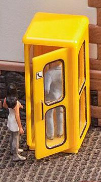 Faller 180955 - Telefonzelle Bundespost 13,5 x 13 x 28 mm