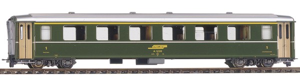 Bemo 3252114 - RhB Einheitswagen I A 1234 grün Ep.3-4