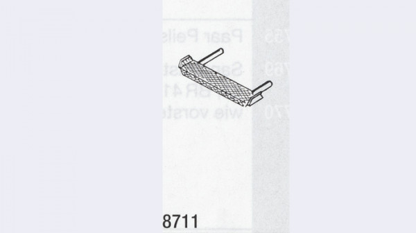 Weinert 8711 - Aufstiegstritte, groß