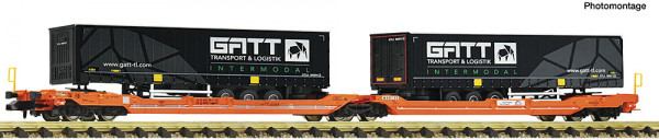 Fleischmann 6660165 - WASCOSA Doppeltaschenwagen T3000e Wacosa+Gatt E6