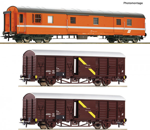 Roco 6600294 - ÖBB 3er Set Postwagen ÖBB 45