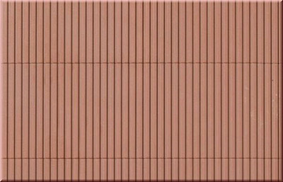 Auhagen 52432 - 1 Trapezblechplatte rotbraun lose Strukturfläche 10 x 20 cm