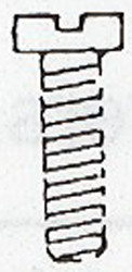 Weinert 2137 - Schraube M1,6x6mm DIN84,10Stck