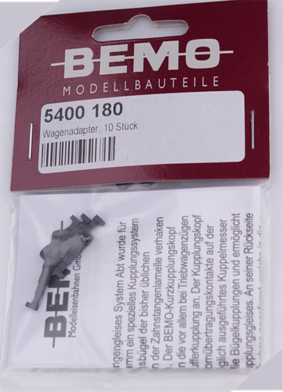 Bemo 5400180 - Wagenadapter für 3250-3253, 3255/3256, 3266, 3268 - 10 Stück