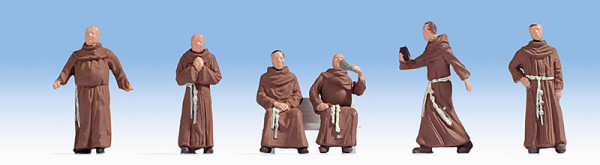 Noch 15401 - Mönche 6 Figuren (ohne Bank)