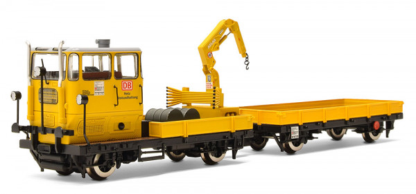 Rivarossi HR2911D - DB AG KLV 53 Rottenkraftwagen in gelber Lackierung Ep. V mit DCC-Decoder