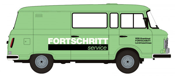 Brekina 30235 - Barkas B1000 Halbbus "Fortschritt Service"