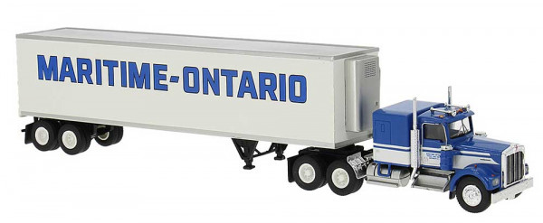 Brekina 86260 - Kenworth W900 Koffersattelzug "Maritime Ontario"