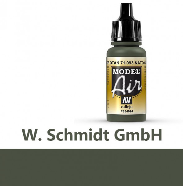 Vallejo 771093 - Model Air Ackergrün, 17 ml