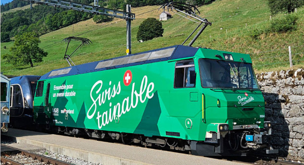 Bemo 1259344 - MOB Ge 4/4 8004 "Swisstainable"