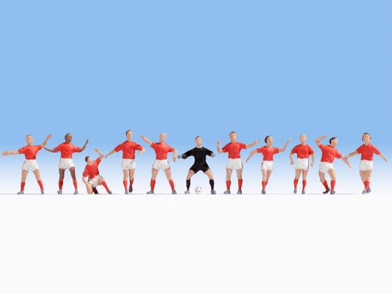 Noch 45967 - Fußballteam, 11 Spieler + 1 Ball