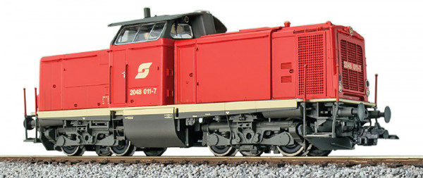 ESU 31574 - ÖBB Diesellok Reihe 2048 rot Ep.5, DCC/AC + Sound, Rauch