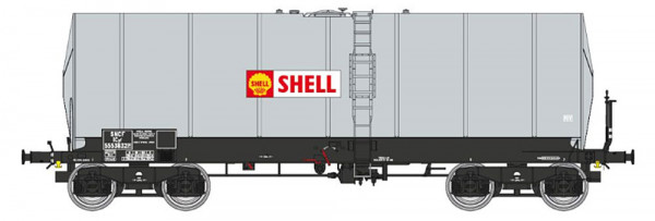 REE WB-660 - SNCF Kesselwagen 4-achsig Fauvet-Girel Ep.3, "Shell", Y23 Drehgestelle