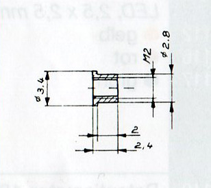 Weinert 2208 - Setzmutter M 2 10St