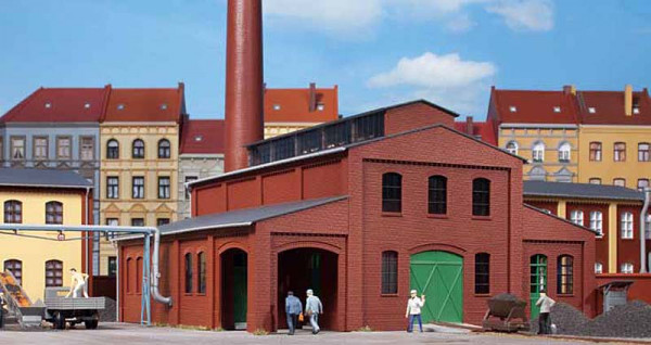 Auhagen 11431 - Heizhaus mit Schornstein