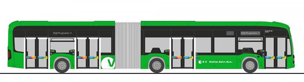 Rietze 77647 - Mercedes-Benz eCitaro G VBG Glattal (CH)