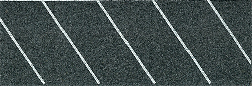 Heki 6566 - Parkplatz diagonal H0 100 x 6 cm Heki Straßenprogramm
