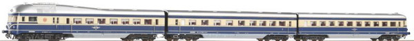 Piko 52071 - BBÖ Dieseltriebwagen Reihe Rh5045 "Blauer Blitz" 3-teilig Ep.3, mit DCC-Decoder + Sound