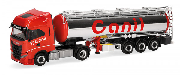 Herpa 319041 - Iveco S-Way Chemietank-Sattelzug "Canil" (I)