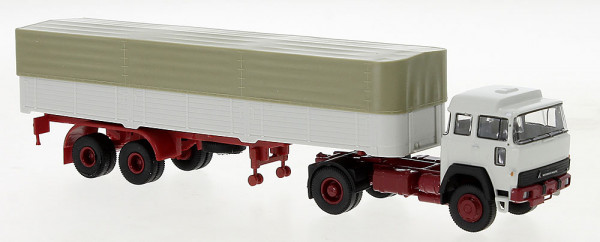 Brekina 83251 - Magirus 310 D 16 PP-Sattelzug, hellgrau,
