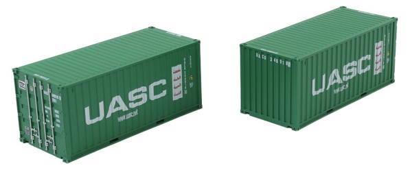 Igra 98010032 - Set Container 2-teilig Container 20‘ UASC - Low Cube