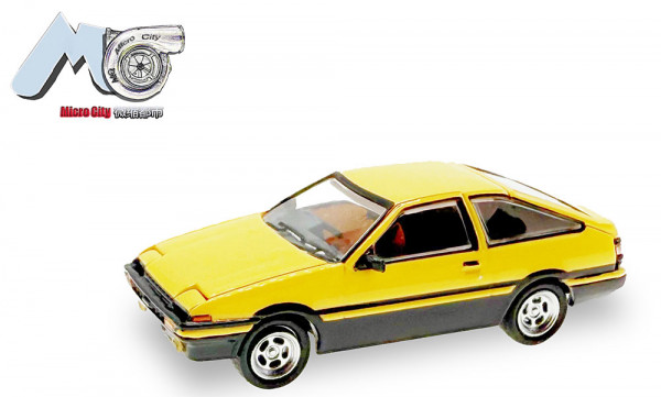 Herpa 87MC000040 - Toyota Corolla AE86 gelb