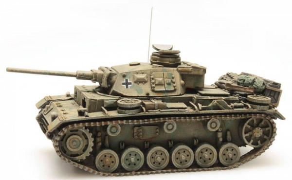 Artitec 387.316 - EDW Pzkw III Ausf L Tarnung, Fertigmodell aus Resin, lackiert